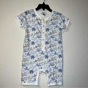 Feather baby one piece romper